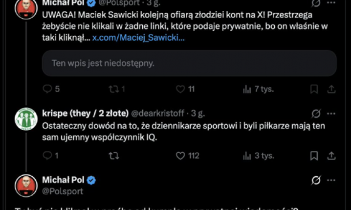 ODPOWIEDŹ Michała Pola na wpis kibica krytykujący dziennikarzy sportowych i byłych piłkarzy xD